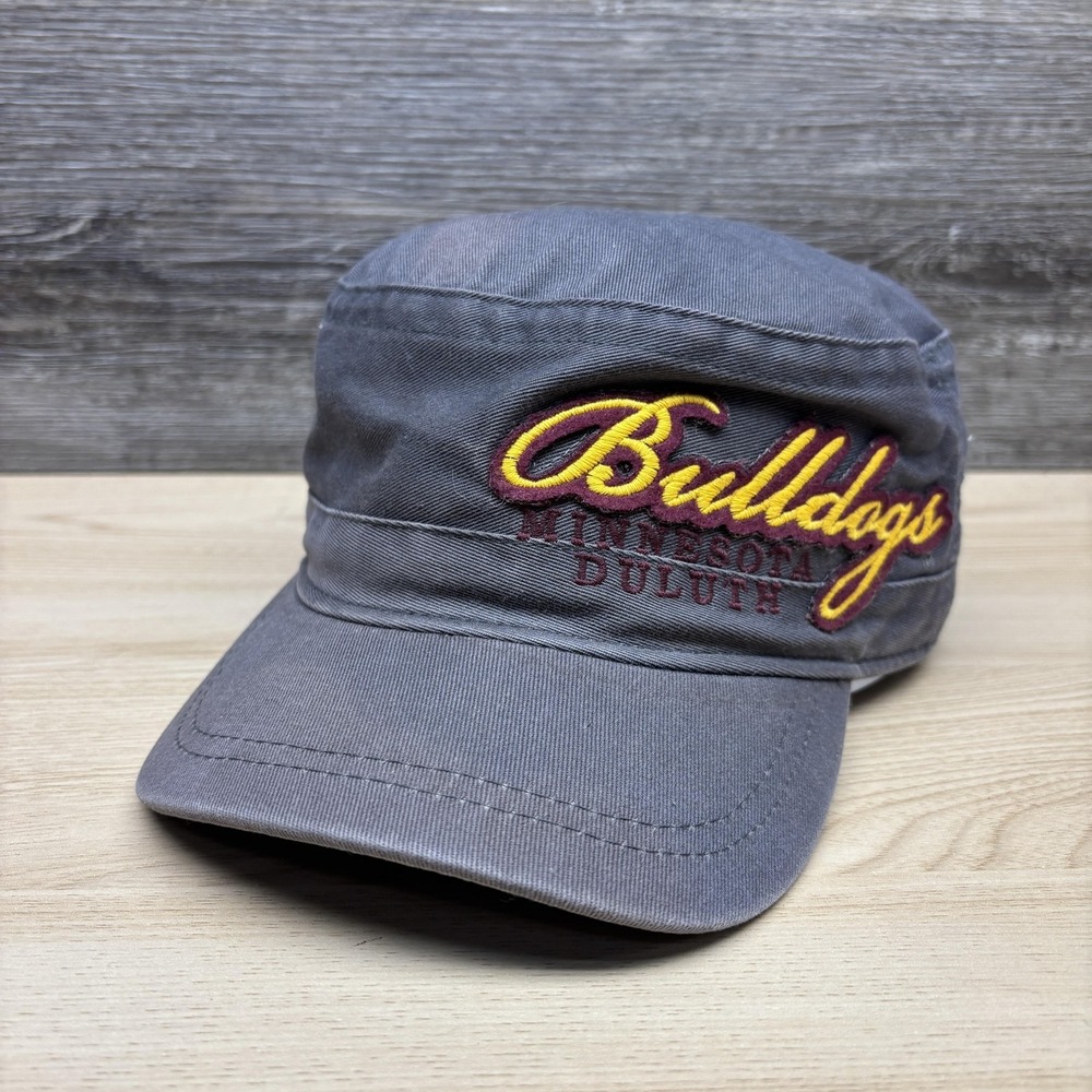 Minnesota Duluth Bulldogs Hat Cap Strap Back Mens One Size Gray NCAA Legacy